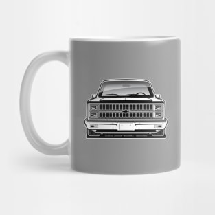 1981-82 Squarebody Chevrolet C10 Blazer Suburban BW Mug